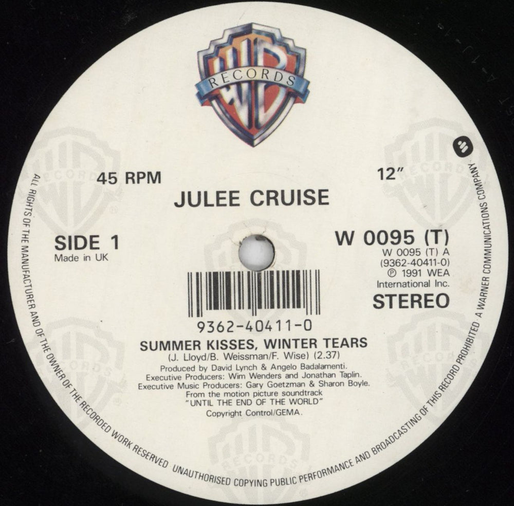 Julee Cruise Summer Kisses, Winter Tears UK vinyl LP album (LP record) JLCLPSU818930