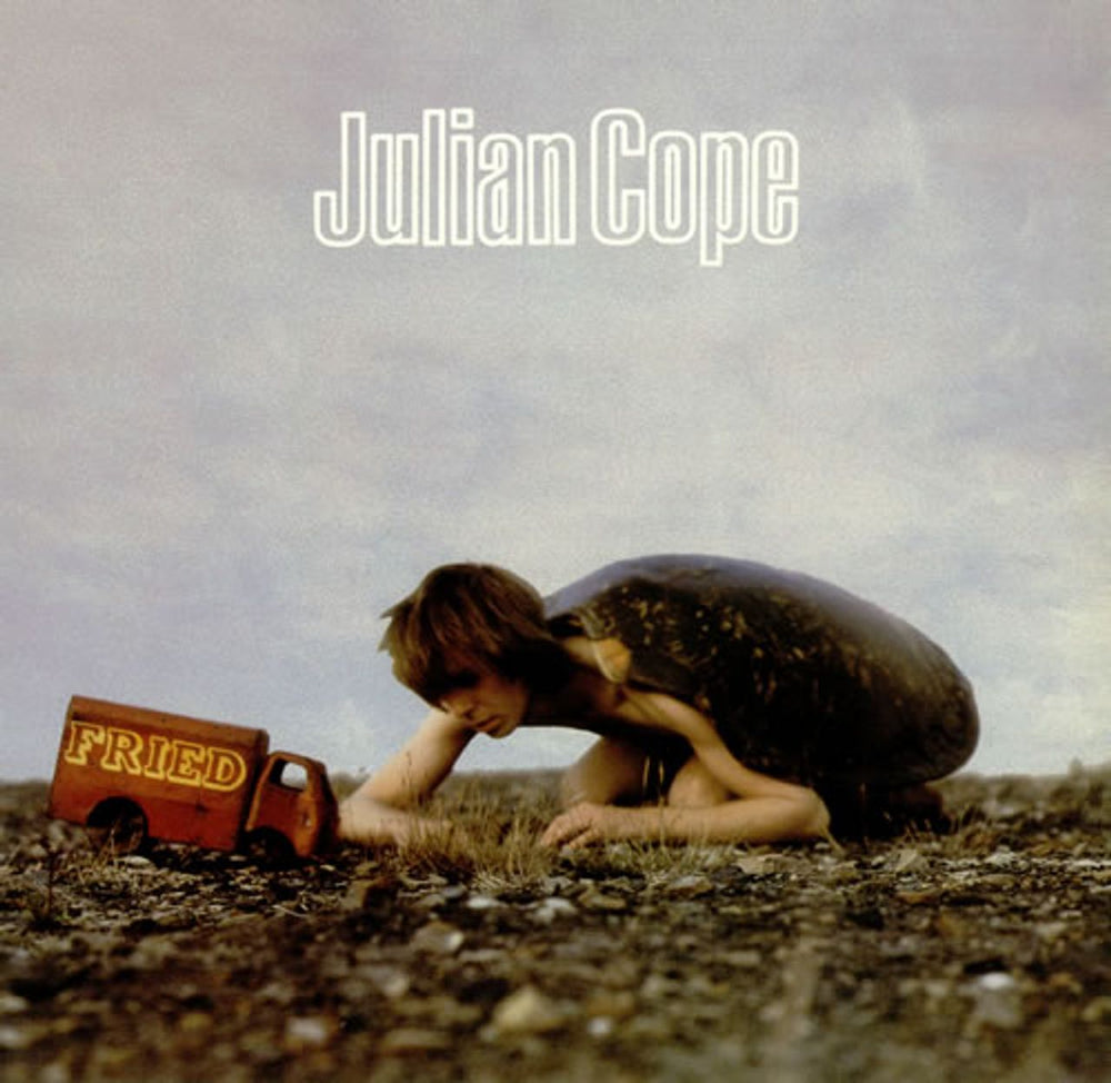 Julian Cope Fried + Poster UK vinyl LP album (LP record) MERL48