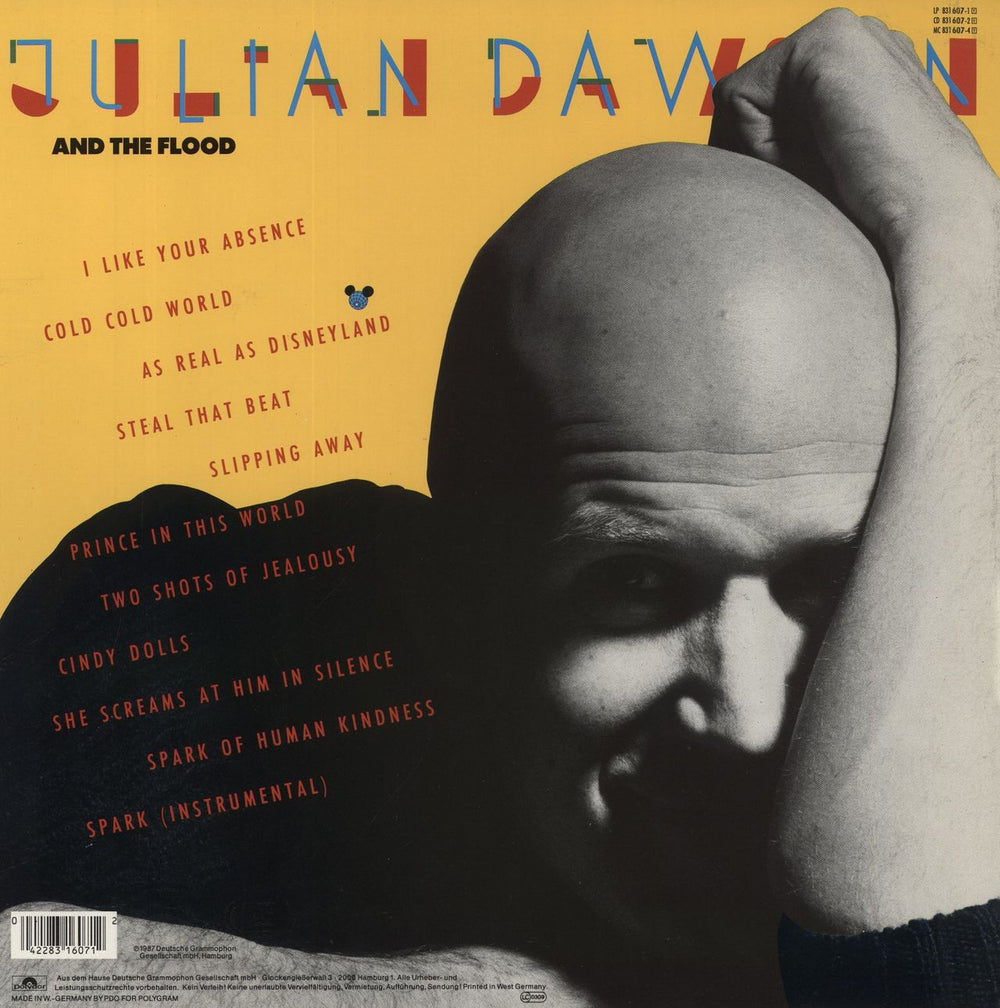 Julian Dawson As Real As Disneyland German vinyl LP album (LP record) 042283160712