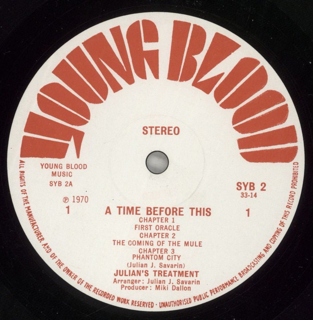 Julian's Treatment A Time Before This - 1st UK 2-LP vinyl record set (Double LP Album) JZT2LAT694549