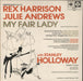 Julie Andrews My Fair Lady UK vinyl LP album (LP record) CBS70005