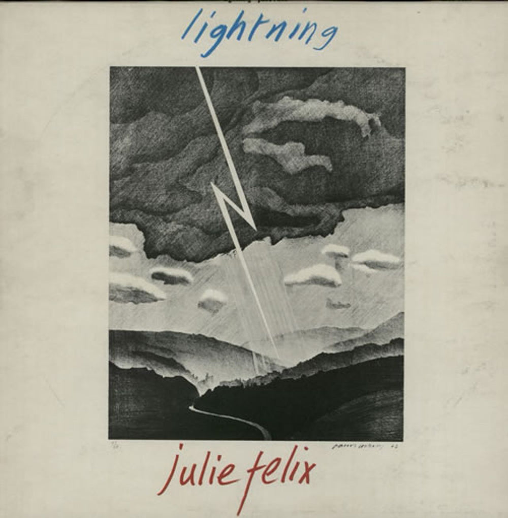 Julie Felix Lightning UK vinyl LP album (LP record) EMC3030