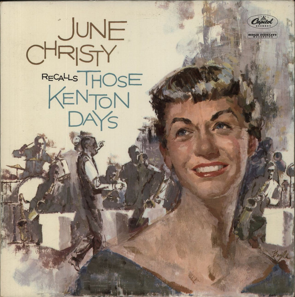 June Christy Recalls Those Kenton Days UK vinyl LP album (LP record) T1202