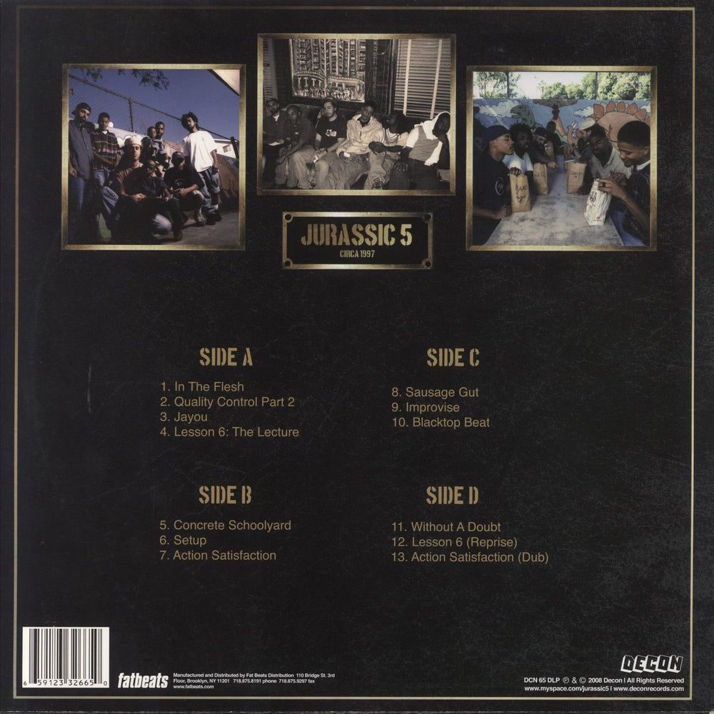 Jurassic 5 Jurassic 5 US 2-LP vinyl record set (Double LP Album) 659123326650