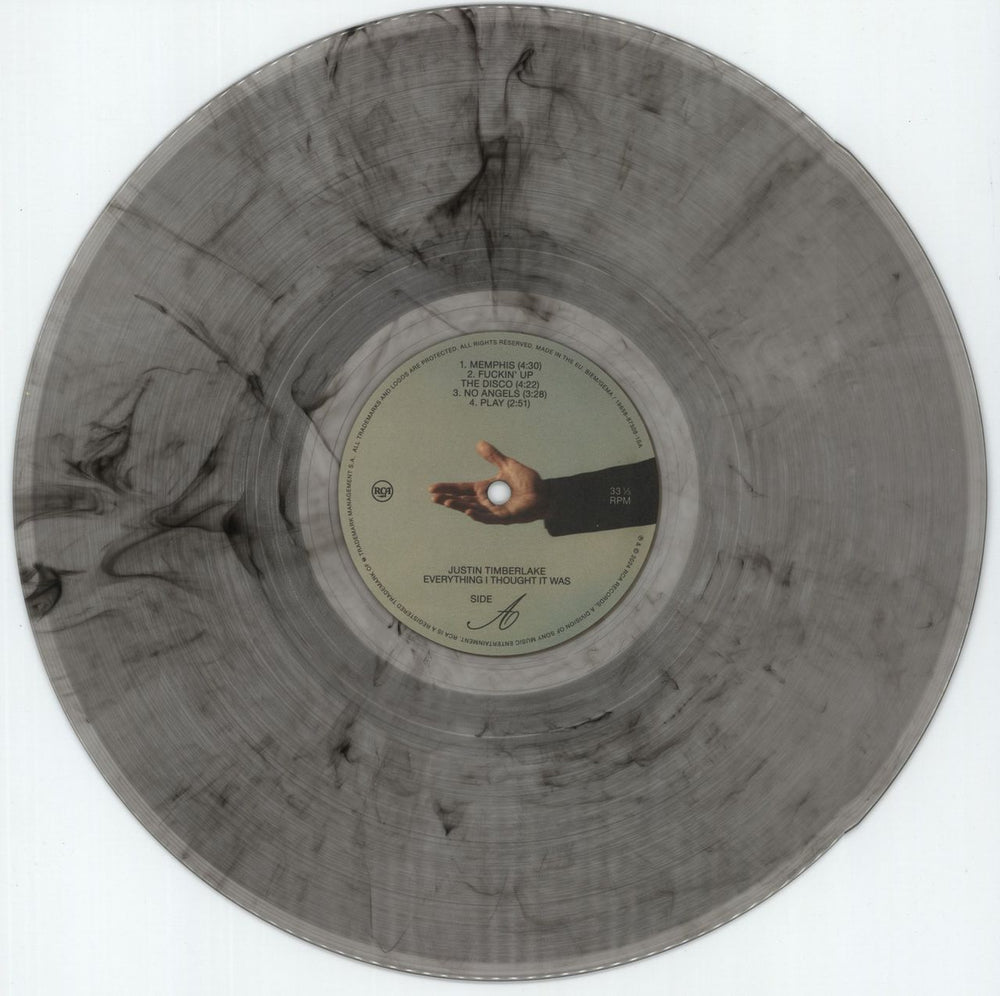 Justin Timberlake Everything I Thought It Was - Black Smoke Vinyl US 2-LP vinyl record set (Double LP Album) JTL2LEV870187