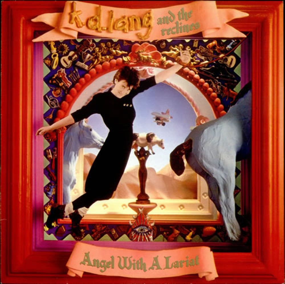 K.D. Lang Angel With A Lariat German vinyl LP album (LP record) 925441-1