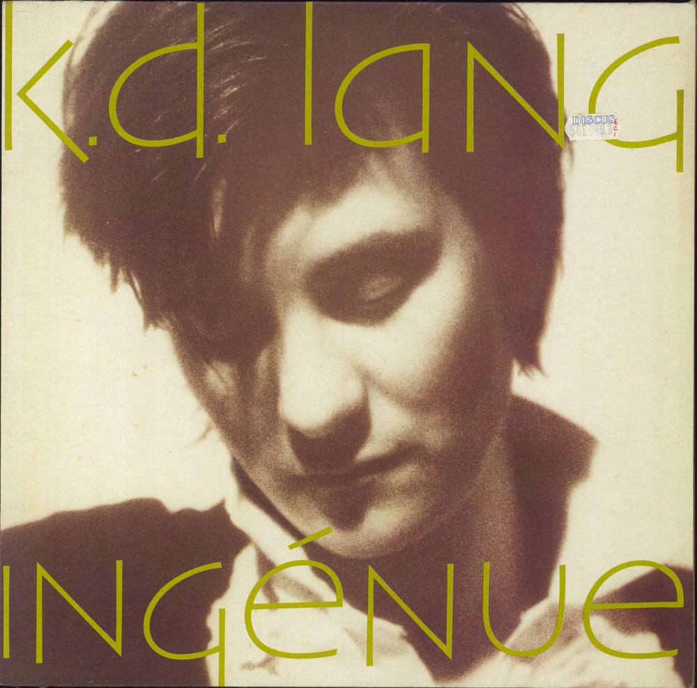 K.D. Lang Ingénue + Inner UK vinyl LP album (LP record) WX465