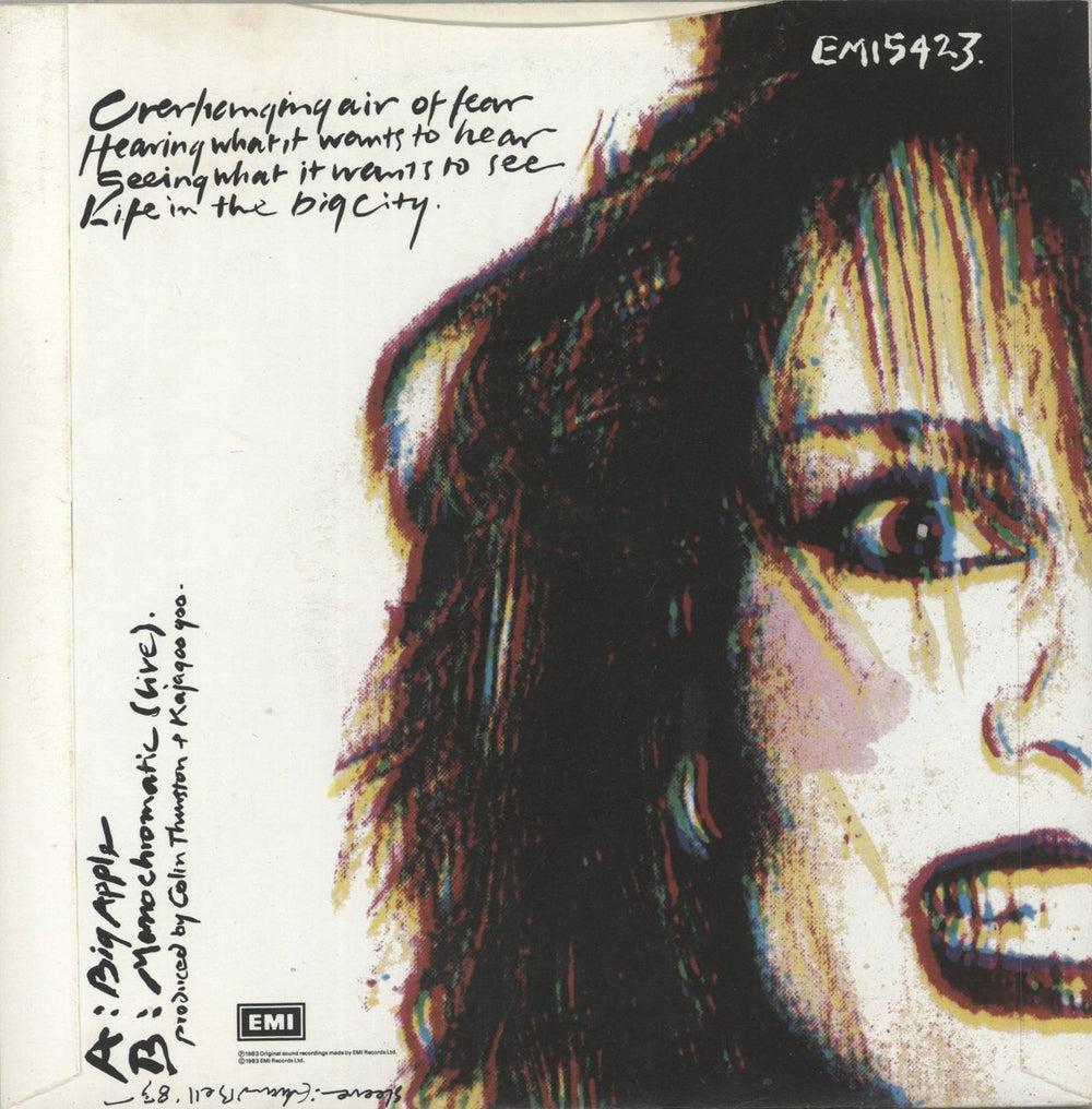 Kajagoogoo Big Apple UK 7" vinyl single (7 inch record / 45)