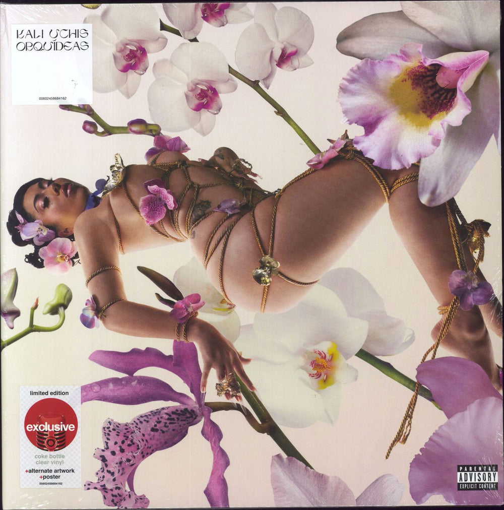 Kali Uchis Orquideas - Coke Bottle Clear Vinyl - Sealed UK vinyl LP album (LP record) 00602458684162