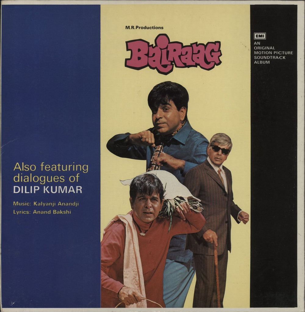 Kalyanji-Anandji Bairaag Indian vinyl LP album (LP record) D/MOCE4193