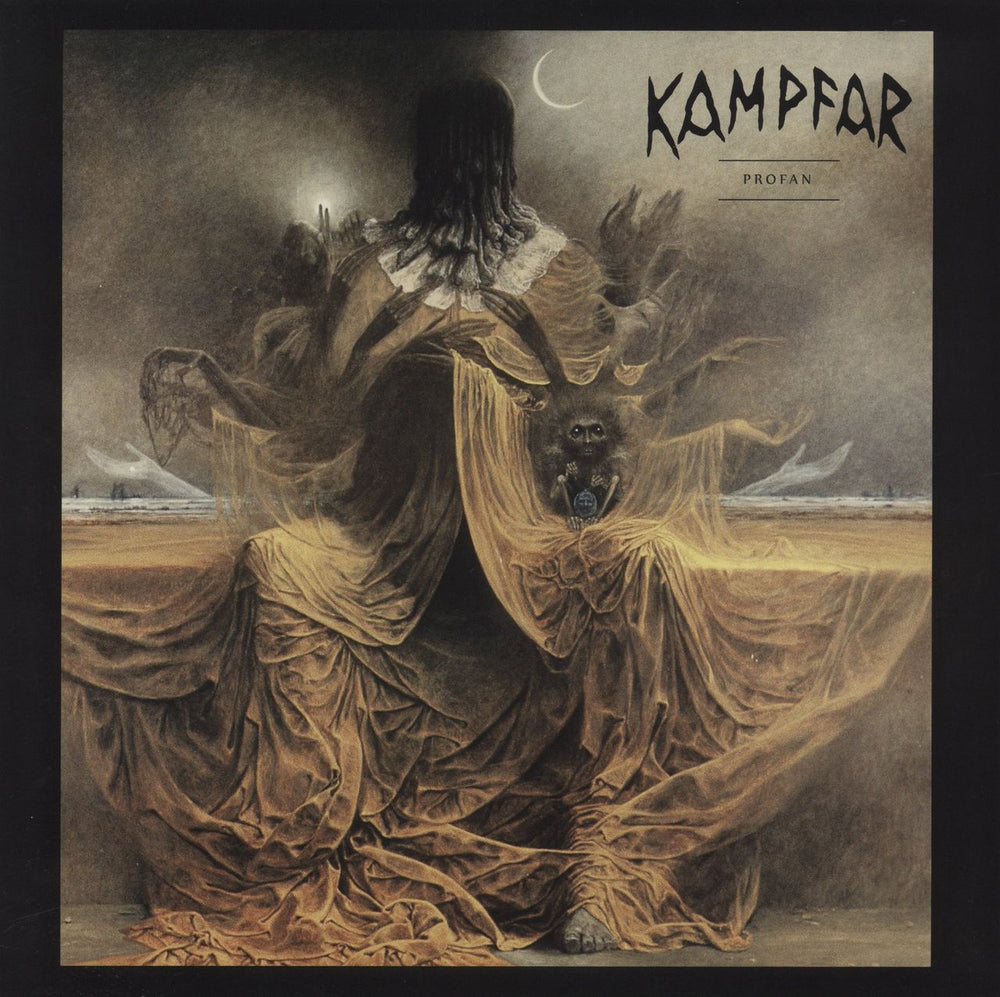 Kampfar Profan - 180g Yellow With Blue Splatter Vinyl Norwegian vinyl LP album (LP record) INDIE165LP