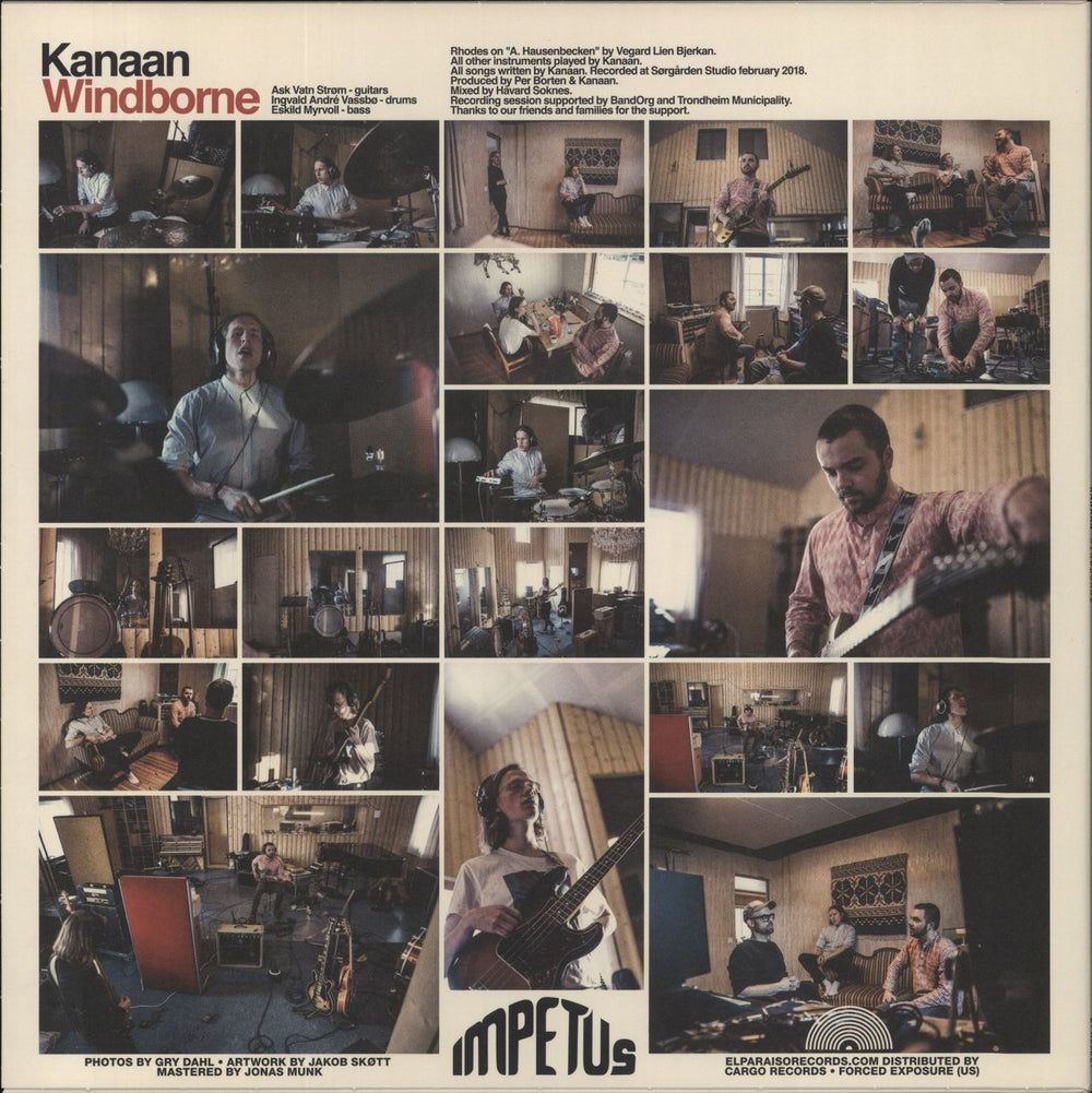 Kanaan Earthbound Danish vinyl LP album (LP record)