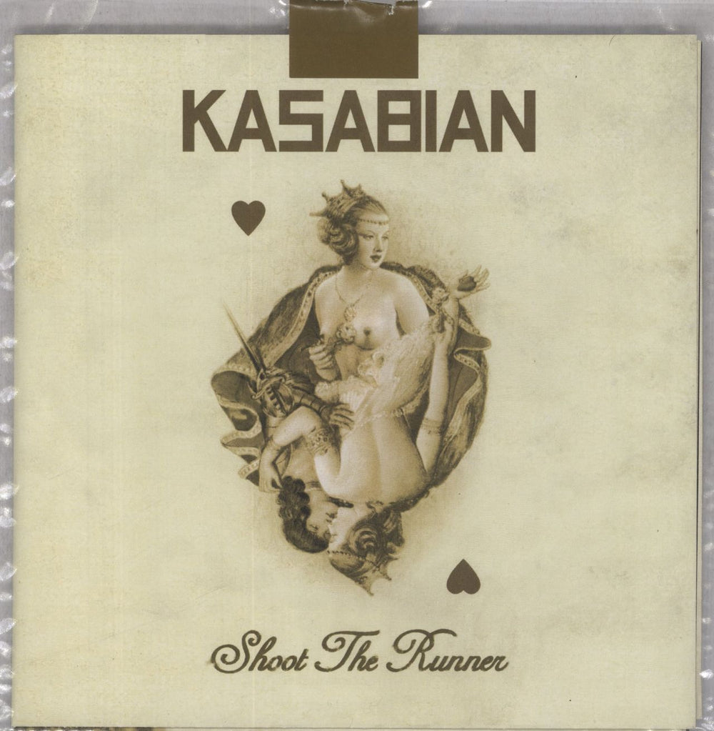 Kasabian Shoot The Runner + Autographed Print UK 10" vinyl single (10 inch record) PARADISE45