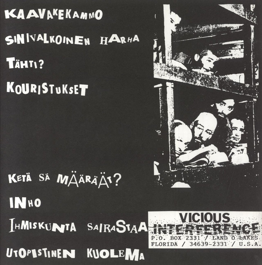 Katastrofialue Nihilistinen Kuolema - White vinyl US 7" vinyl single (7 inch record / 45)