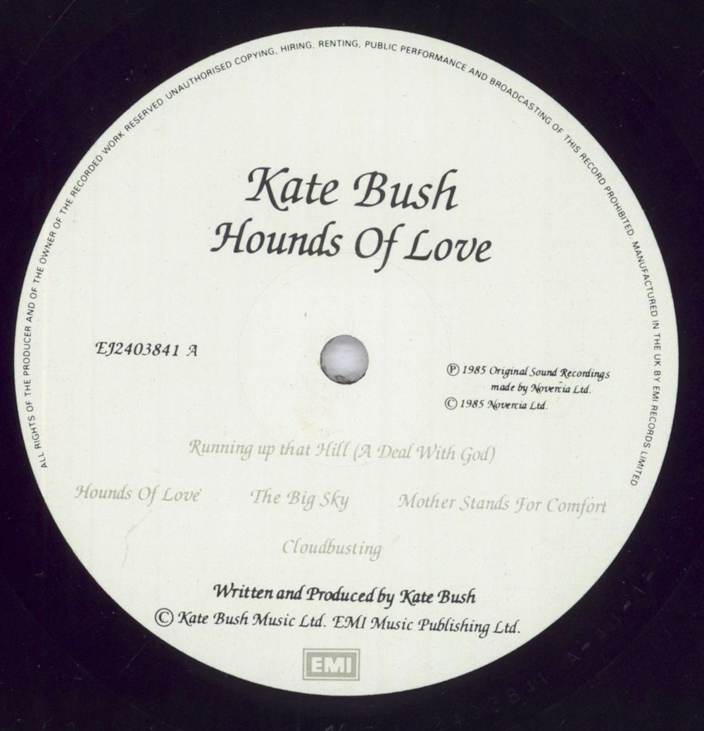 Kate Bush Hounds Of Love - EX UK vinyl LP album (LP record) BUSLPHO664941