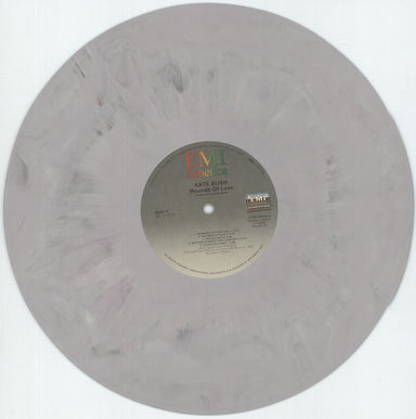 Kate Bush Hounds Of Love - Grey Marbled Vinyl + Promo Punch-hole & Shrink with Sticker US vinyl LP album (LP record) BUSLPHO879358