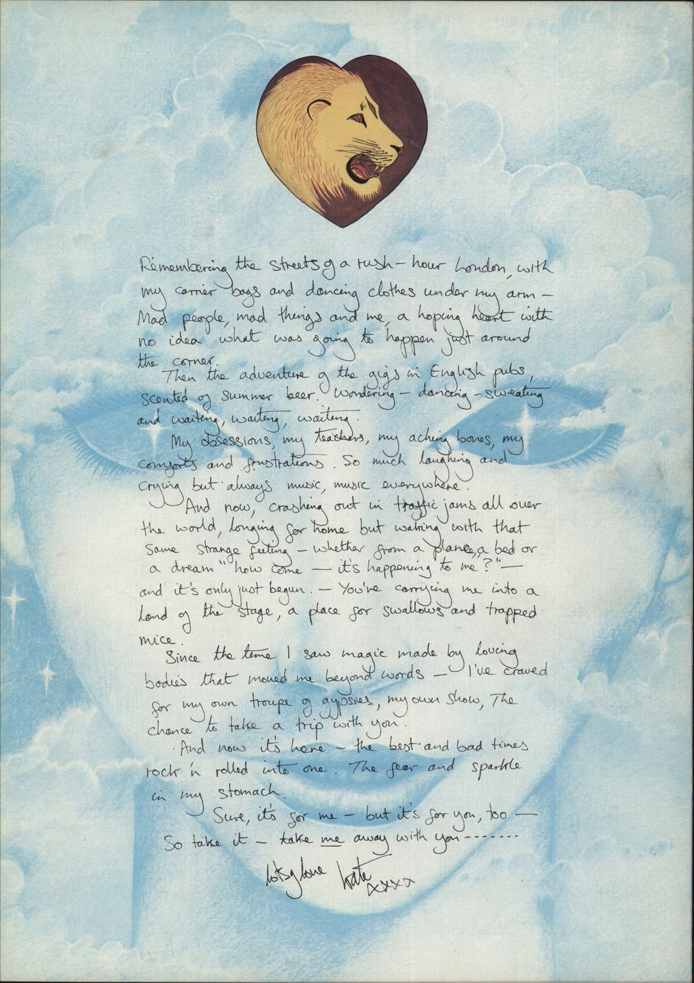 Kate Bush Kate Bush Tour + Postcards UK tour programme 1979