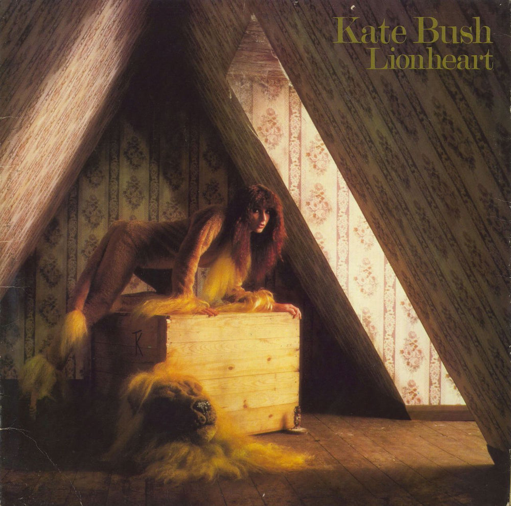 Kate Bush Lionheart - Gold Demonstration Stamped UK Promo vinyl LP album (LP record) EMA787