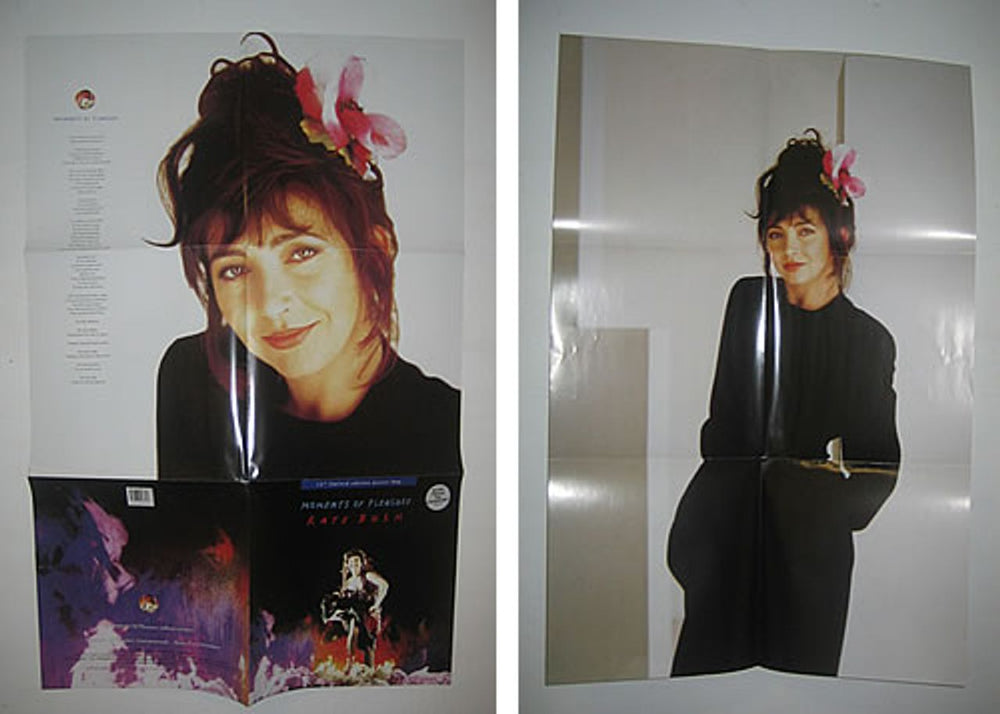 Kate Bush Moments Of Pleasure - Poster Sleeve UK 12" vinyl single (12 inch record / Maxi-single) BUS12MO22987