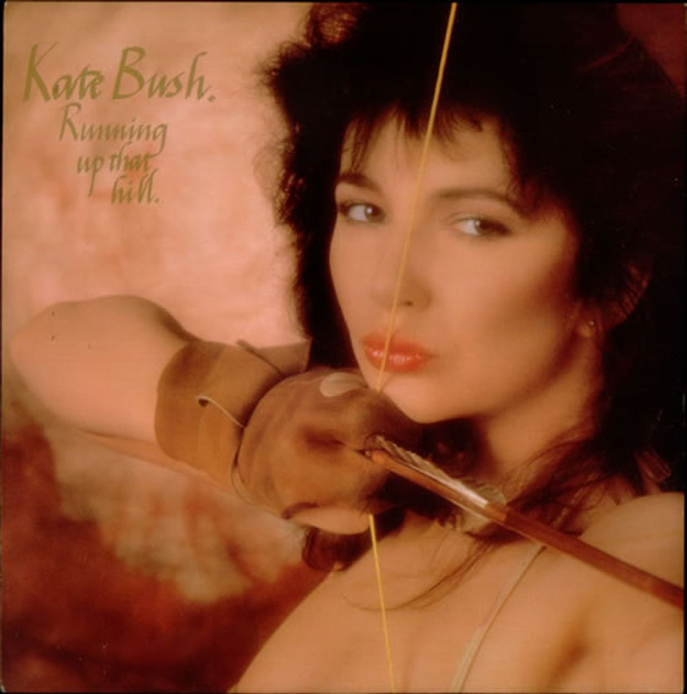 Kate Bush Running Up That Hill - Gold Lettering UK 12" vinyl single (12 inch record / Maxi-single) 12KB1