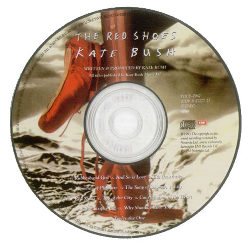 Kate Bush The Red Shoes Japanese Promo CD album (CDLP) BUSCDTH111298