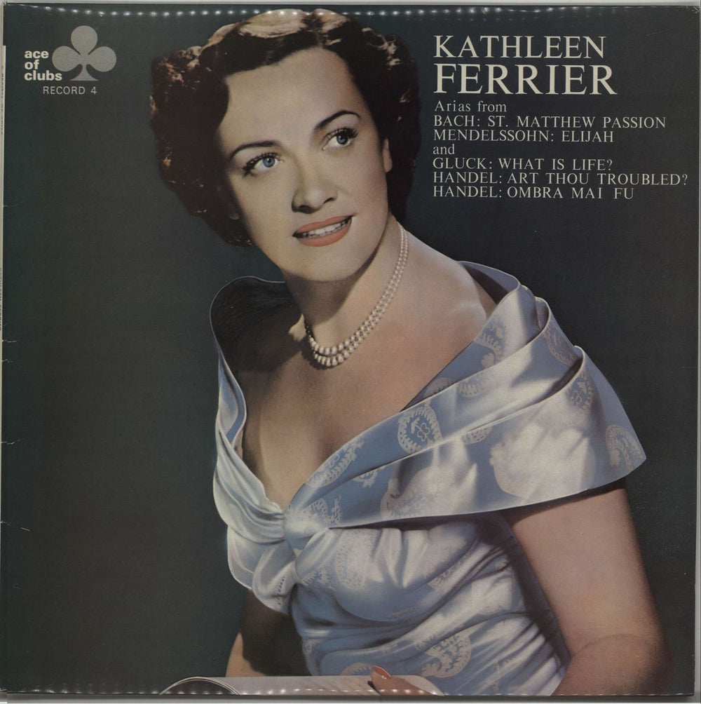 Kathleen Ferrier A Recital Of Arias UK vinyl LP album (LP record) ACL308