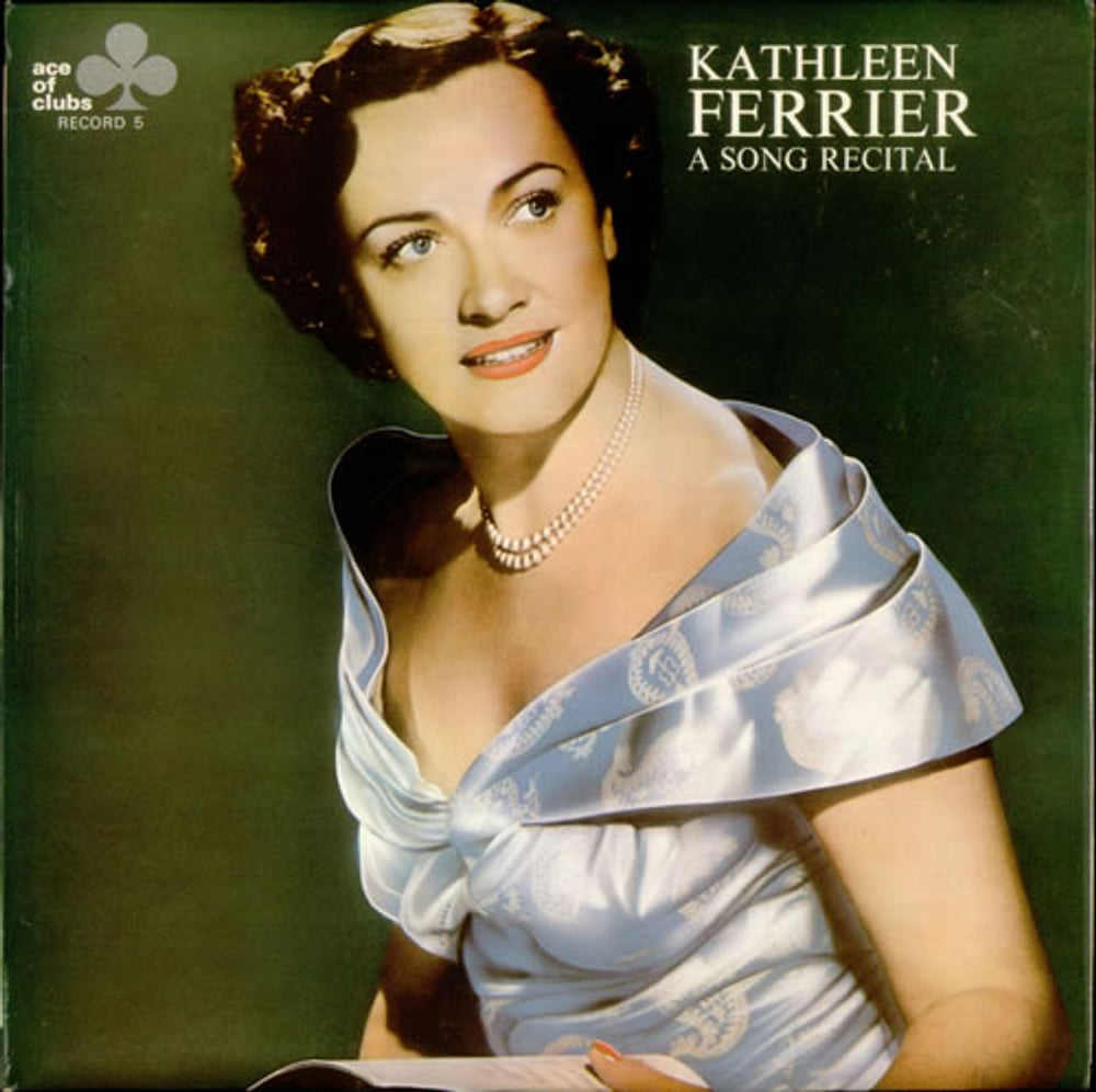 Kathleen Ferrier A Song Recital UK vinyl LP album (LP record) ACL309