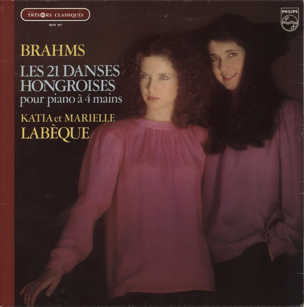 Katia & Marielle Labèque Brahms: The Hungarian Dances French vinyl LP album (LP record) 6514107