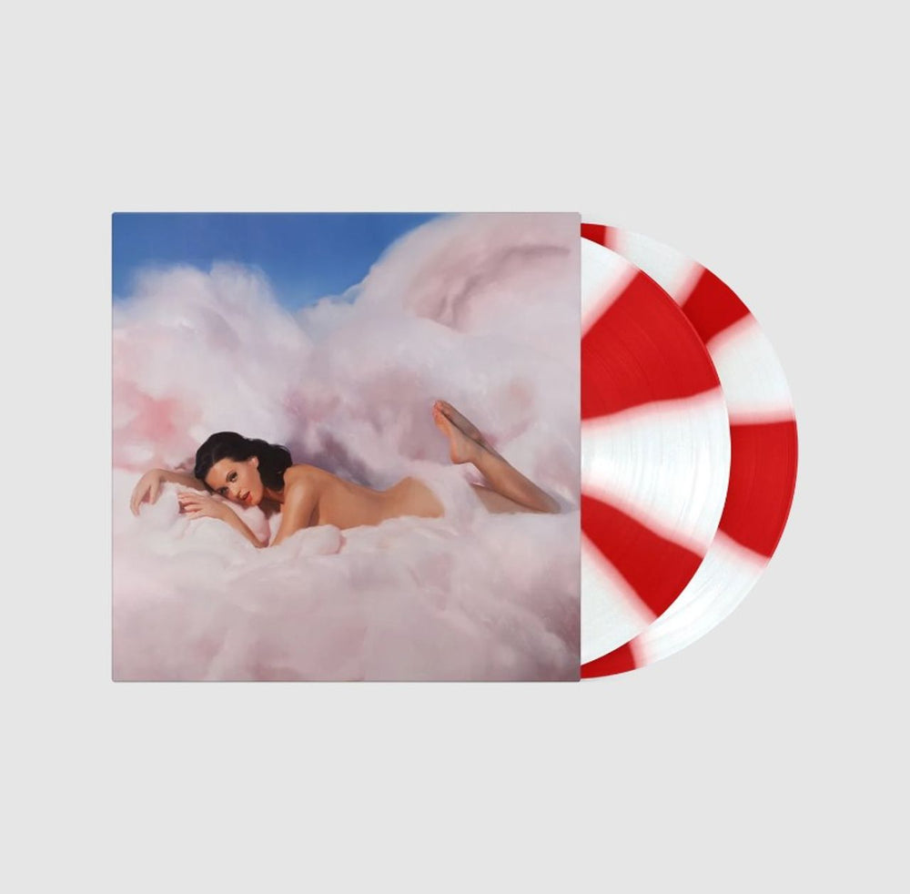 Katy Perry Teenage Dreams: Teenager Edition - Red & White 'Pinwheel' Vinyl - Sealed UK 2-LP vinyl record set (Double LP Album) 0602455740731