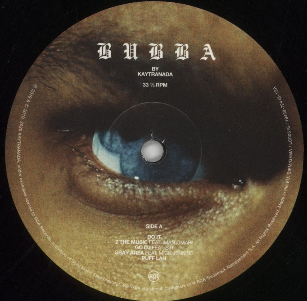 Kaytranada Bubba - 180gm UK 2-LP vinyl record set (Double LP Album) QDY2LBU859681