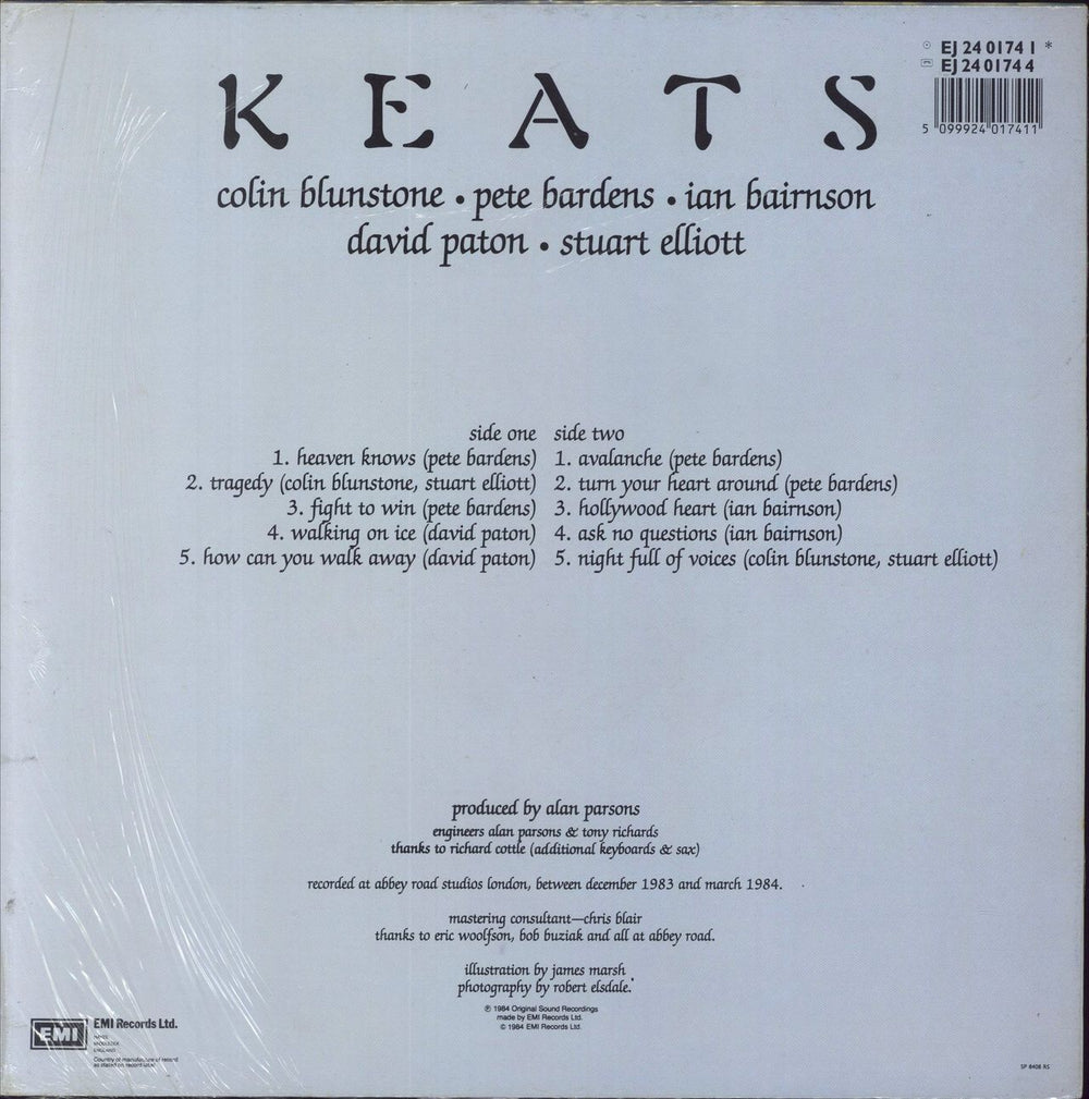 Keats Keats - Shrink UK vinyl LP album (LP record) 5099924017411