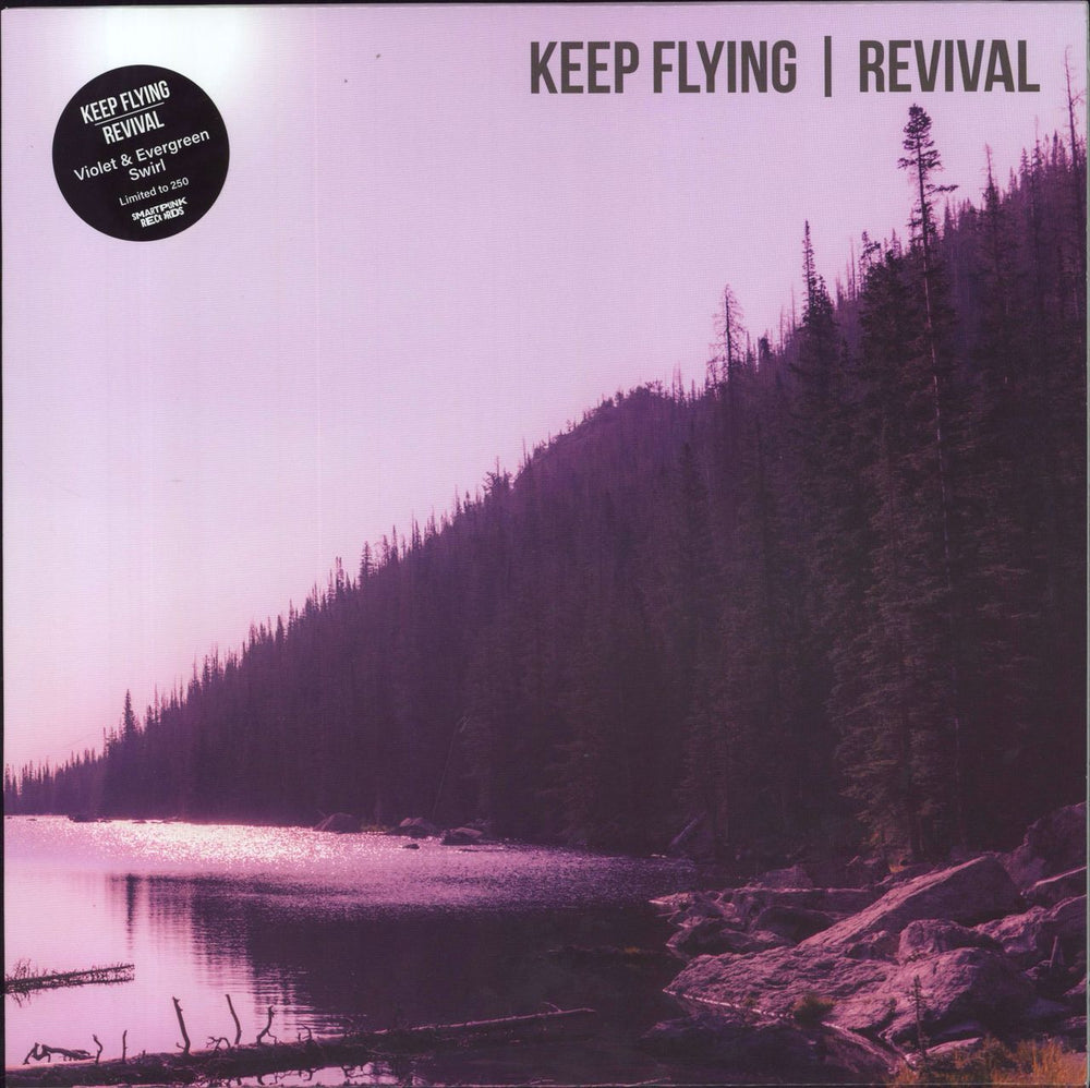 Keep Flying Revival - Violet & Evergreen Swirl US vinyl LP album (LP record) SPREC1082