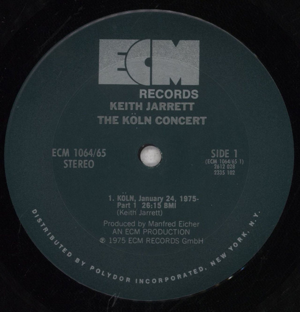 Keith Jarrett The Köln Concert US 2-LP vinyl record set (Double LP Album) KJR2LTH374716