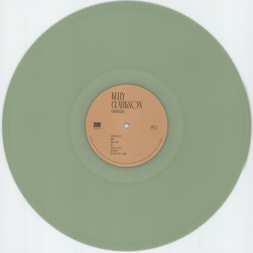 Kelly Clarkson Chemistry - Coke Bottle Clear Vinyl UK vinyl LP album (LP record) KCRLPCH877277