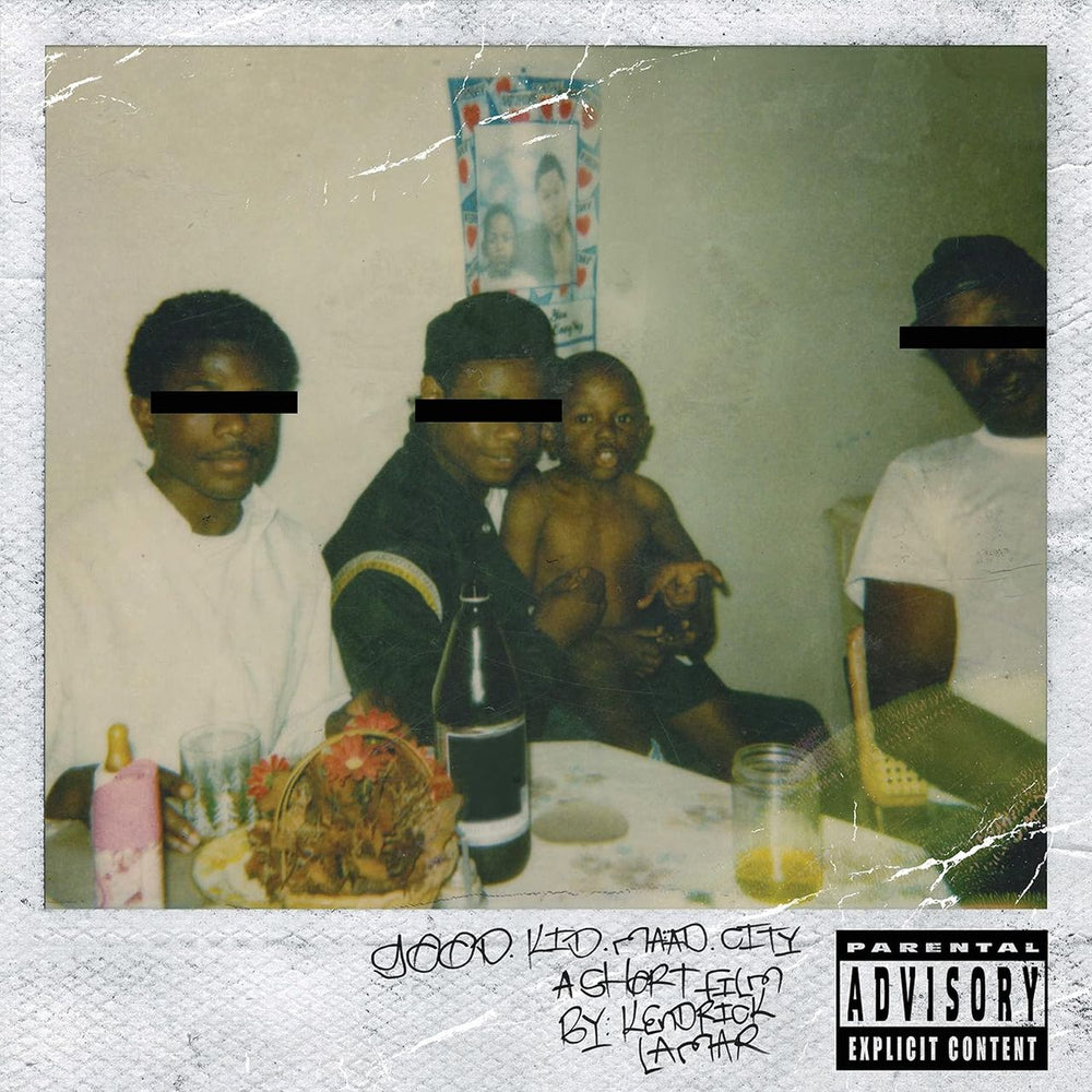 Kendrick Lamar good kid, m.A.A.d city - Opaque Apple Red Vinyl - Sealed UK 2-LP vinyl record set (Double LP Album) OH52LGO823059