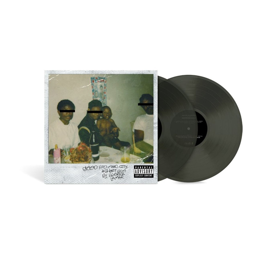 Kendrick Lamar good kid, m.A.A.d city - Translucent Black Ice Coloured Vinyl - Sealed UK 2-LP vinyl record set (Double LP Album) 602448224446