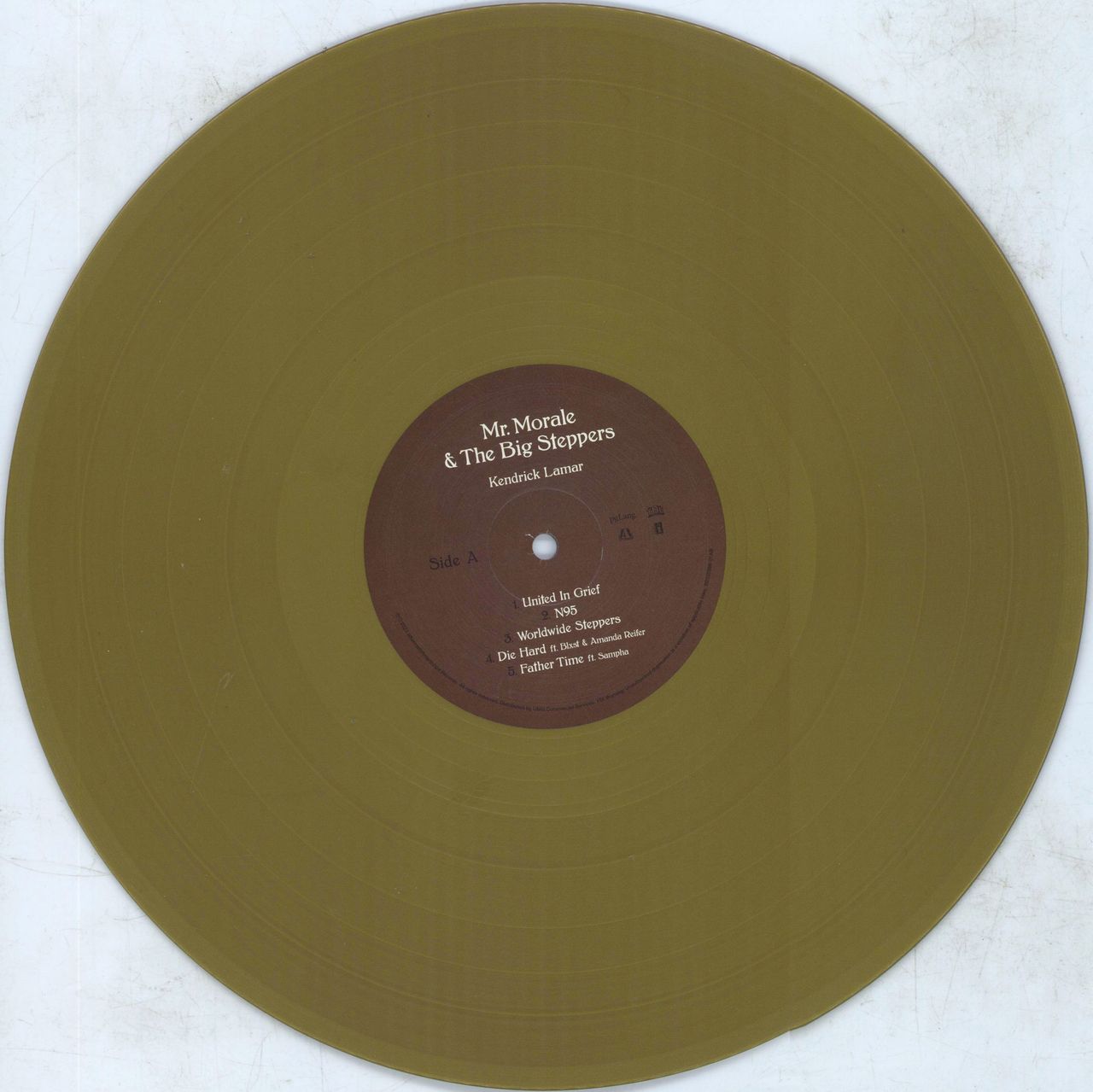 Mr. Morale & The Big Steppers Website store Exclusive Gold Vinyl