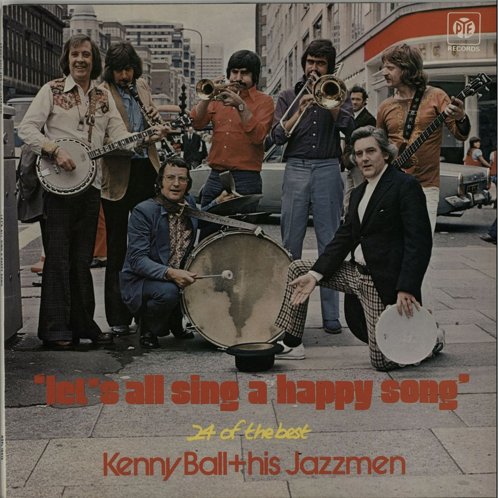 Kenny Ball Let's All Sing A Happy Song UK vinyl LP album (LP record) NSPL18415