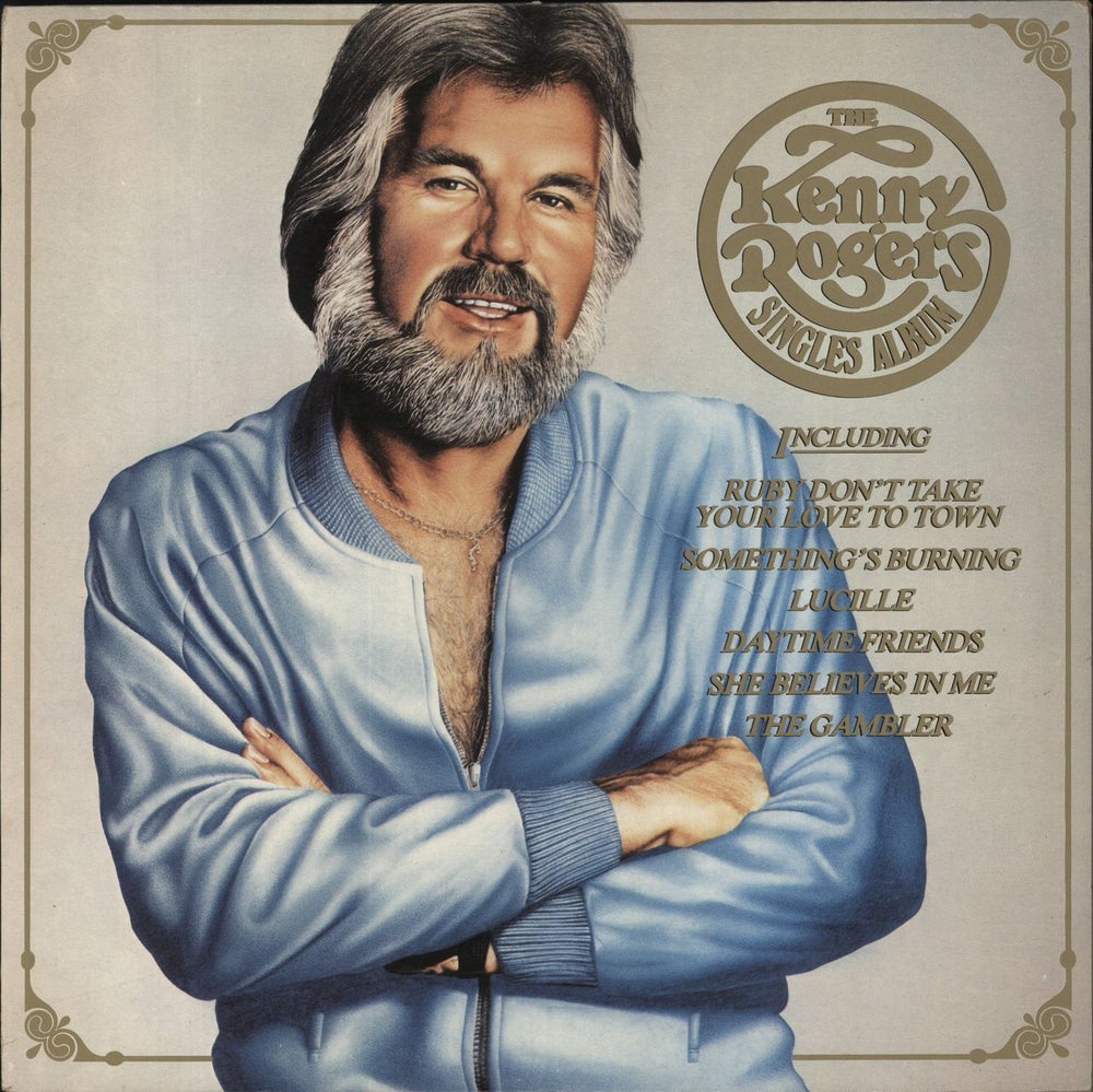 Kenny Rogers & The First Edition The Kenny Rogers Singles Album UK vinyl LP album (LP record) UAK30263