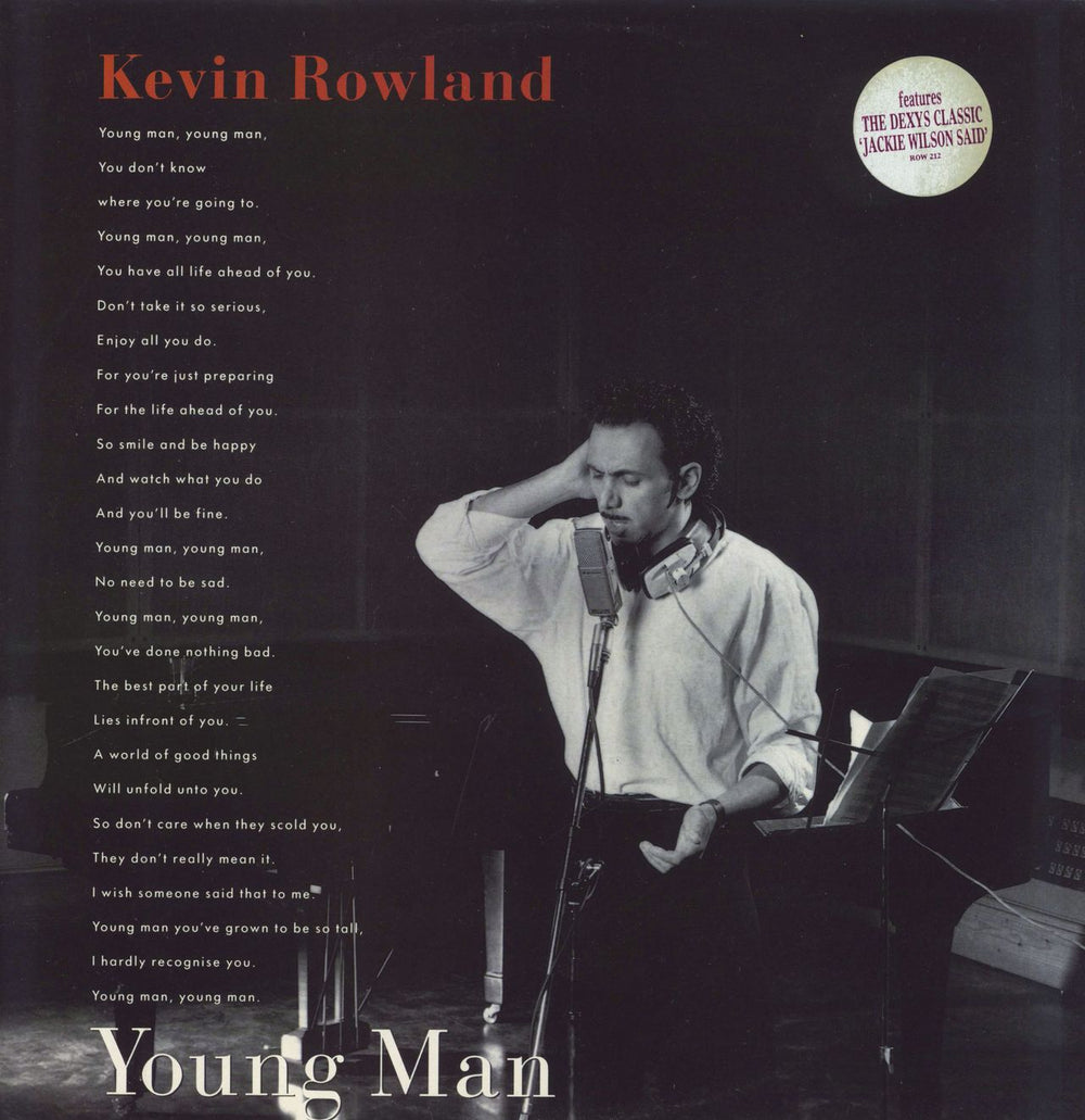 Kevin Rowland Young Man UK 12" vinyl single (12 inch record / Maxi-single) ROW212