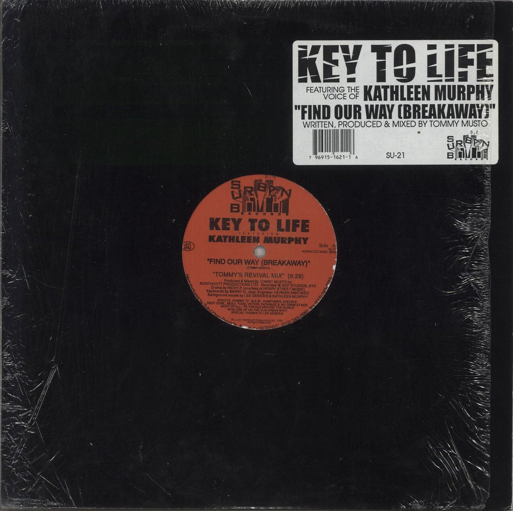 Key To Life Find Our Way (Breakaway) US Promo 12" vinyl single (12 inch record / Maxi-single) SU-21