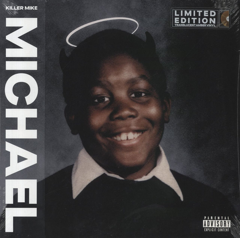 Killer Mike Michael - Amber Translucent Vinyl - Sealed UK 2-LP vinyl record set (Double LP Album) LVR03502