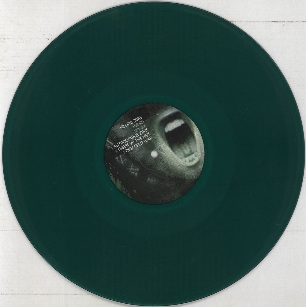 Killing Joke Pylon - Transparent Green Vinyl UK 3-LP vinyl record set (Triple LP Album) KIL3LPY860870