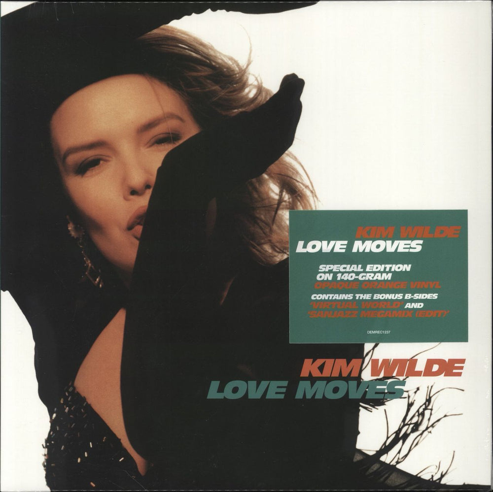 Kim Wilde Love Moves - Orange Vinyl - Sealed UK vinyl LP album (LP record) DEMREC1237