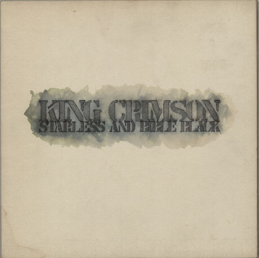 King Crimson Starless And Bible Black + Inner - EX UK vinyl LP album (LP record) ILPS9275