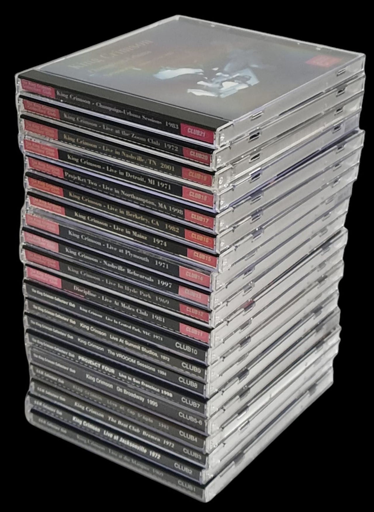 King Crimson The King Crimson Collectors Club 1-21 UK CD album