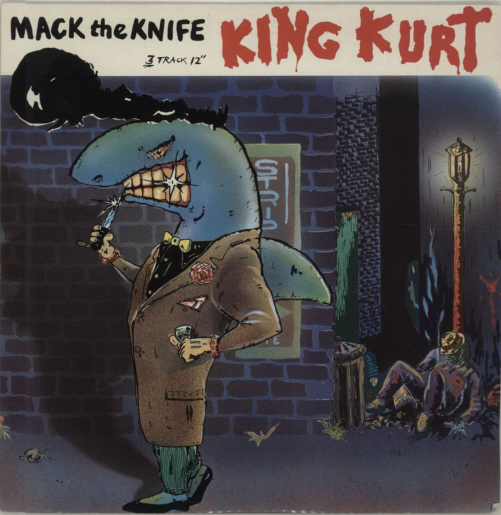 King Kurt Mack The Knife UK 12" vinyl single (12 inch record / Maxi-single) SBUY199