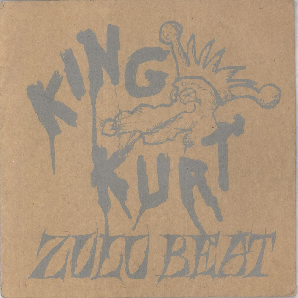 King Kurt Zulu Beat - Brown UK 7" vinyl single (7 inch record / 45) TSR2