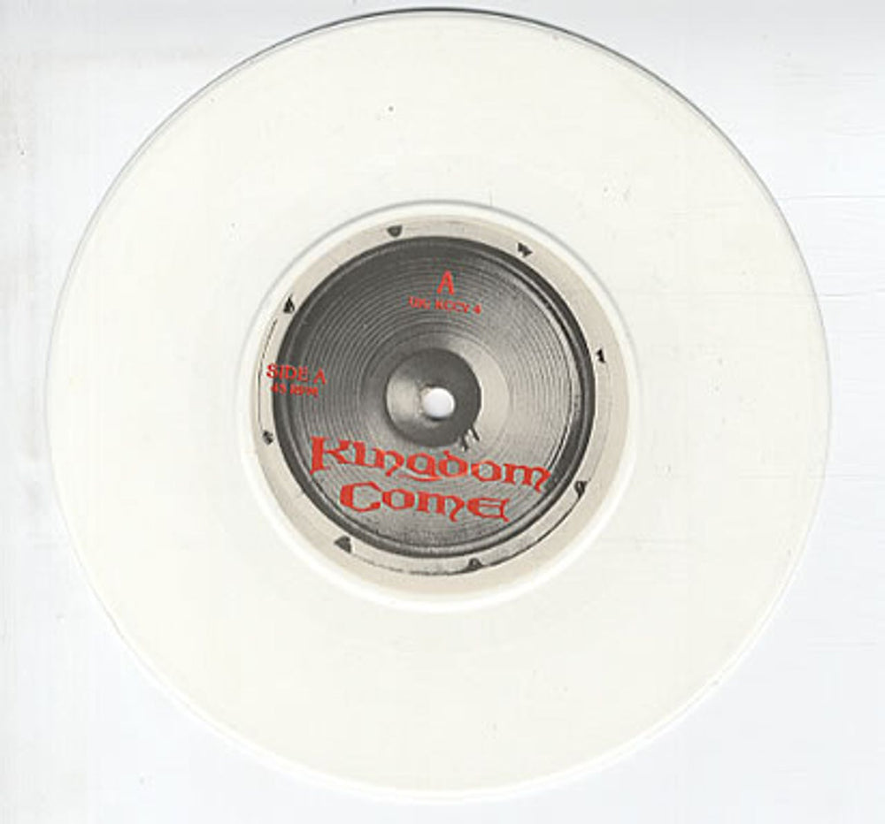 Kingdom Come (80s) Overrated - White Vinyl + Numbered Sleeve UK 7" vinyl single (7 inch record / 45) KCO07OV330943