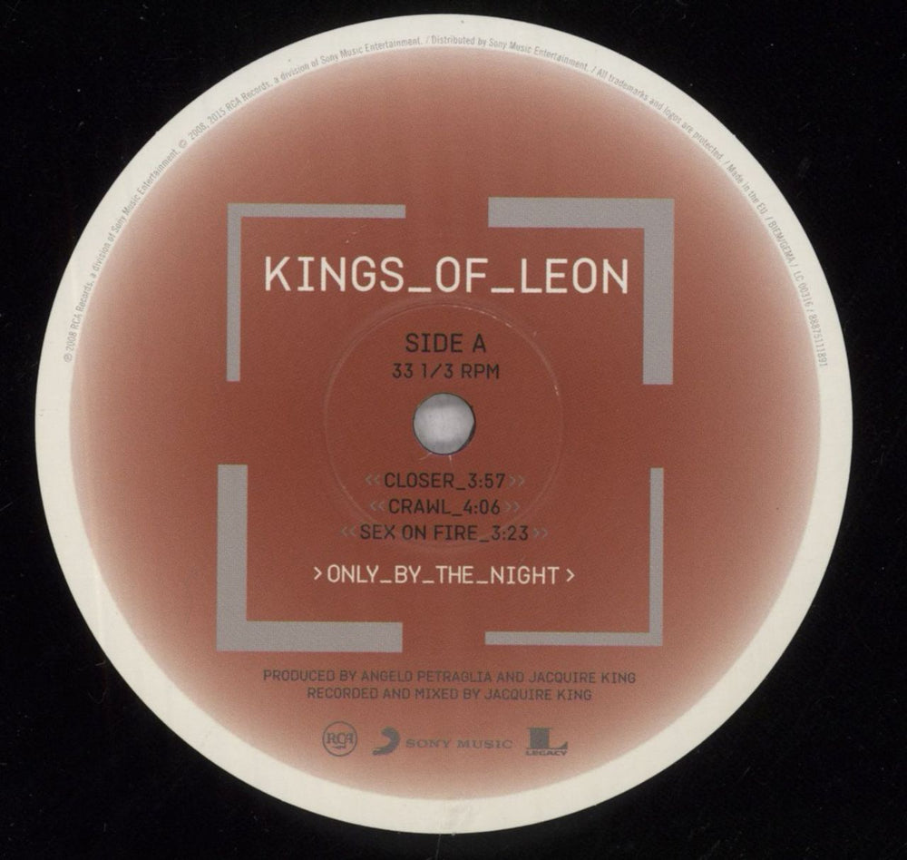 Kings Of Leon Only By The Night - 180gm - EX UK 2-LP vinyl record set (Double LP Album) KOL2LON843141